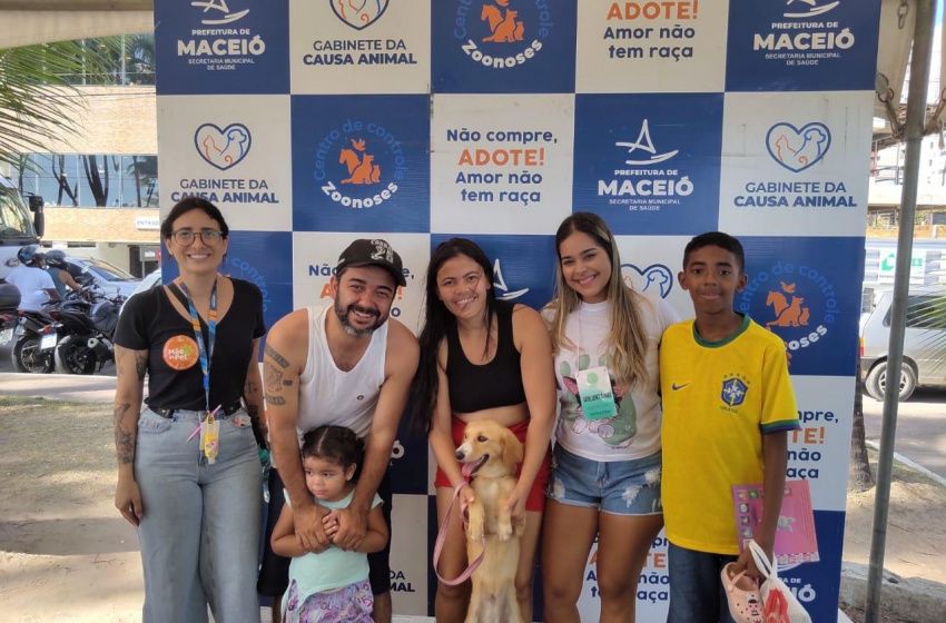 Animais encontram lar através da Feira de Adoção