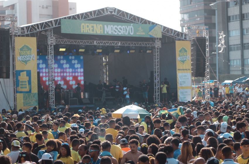 Brasil e Coreia do Sul será transmitido na Arena Massayó