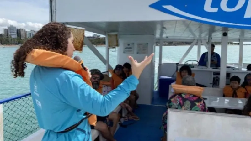 IMA/AL inicia nova edição do projeto Barco Escola nas piscinas naturais da Pajuçara