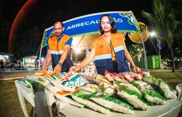 Alimentos arrecadados no São João serão destinados ao Mesa Brasil