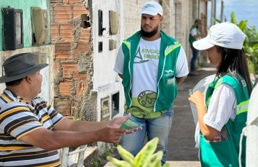 Alurb realiza ações de educação ambiental no bairro do Rio Novo