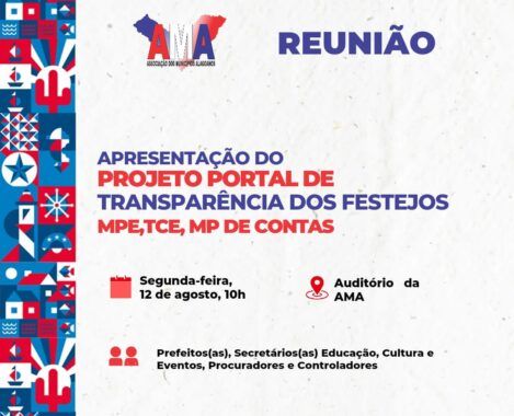 AMA receberá órgãos de controle para apresentar Portal de Transparência dos Festejos