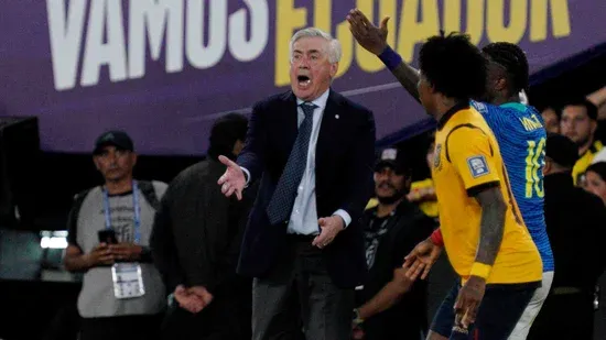Ancelotti elogia empate e projeta Brasil melhor contra Paraguai