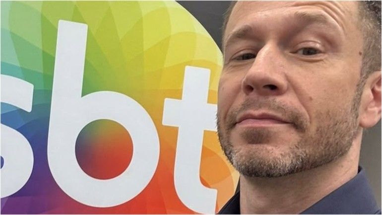 Tiago Leifert compartilha primeiros registros no SBT
