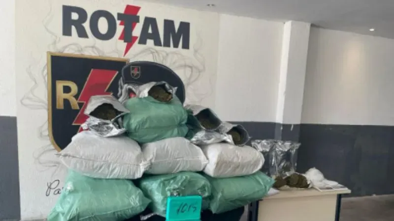 PM retira mais de 615 kg de drogas de circulação em apenas uma semana