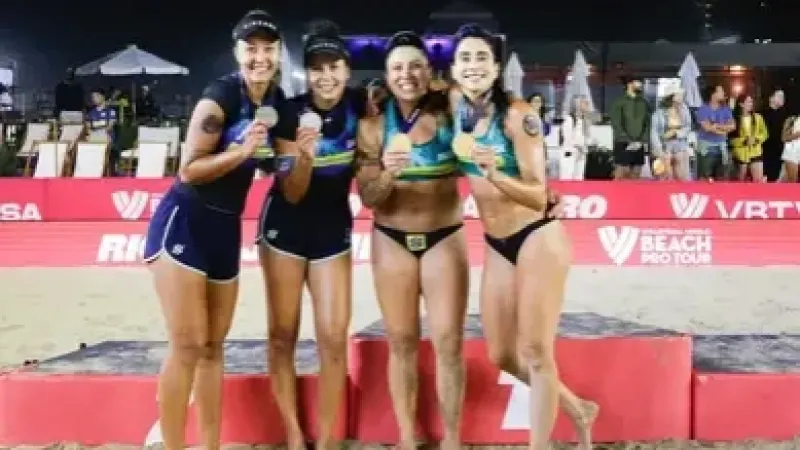 Carol Solberg e Rebecca conquistam Etapa Elite do Circuito Mundial