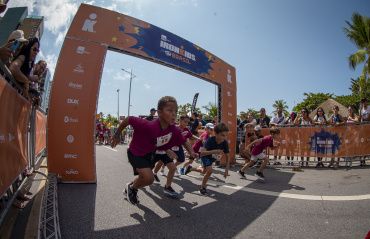 Criançada invade orla da Pajuçara para se divertir no IronKids