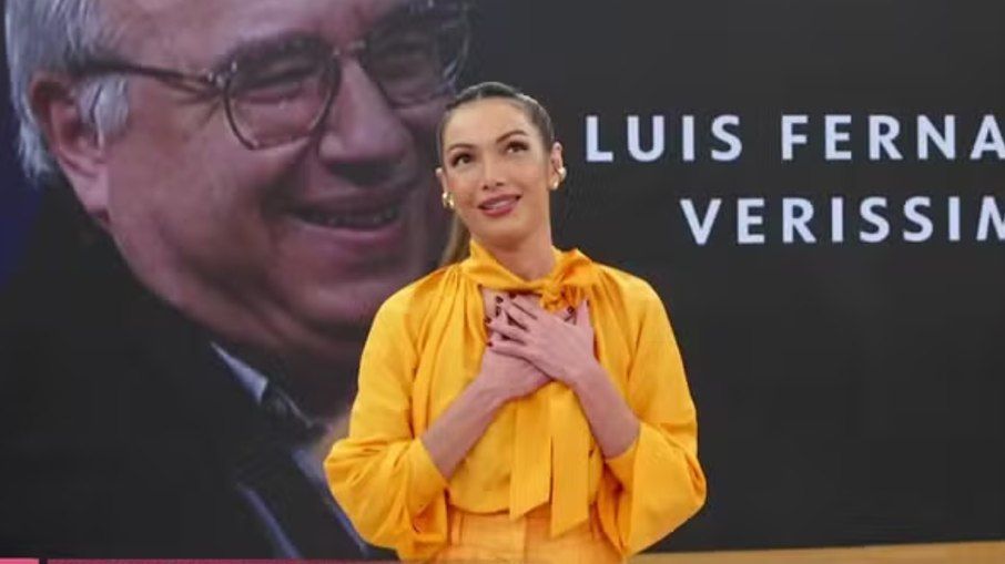 Patrícia Poeta se emociona e expõe lembrança com Luis Verissimo