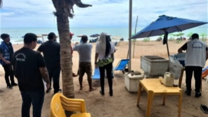 Vigilância Sanitária de Maceió realiza fiscalização educativa na orla marítima