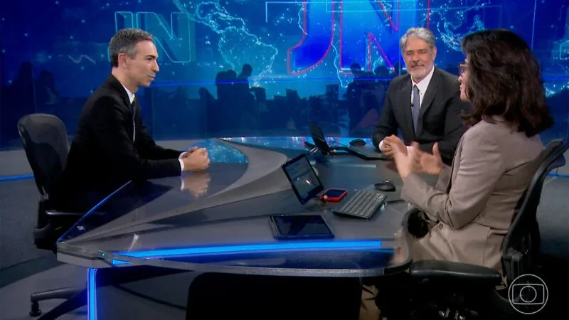 É oficial! William Bonner se despede do JN e César Tralli asume a bancada