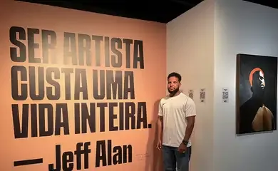 Mostra de Jeff Alan traz visibilidade à população negra, diz curador