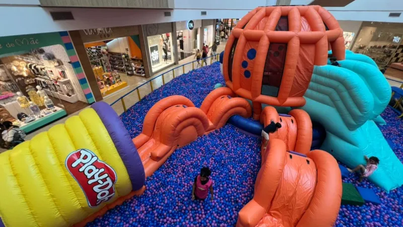 Parque Shopping anuncia programação especial de férias com circuito Play-Doh e atrações para toda a família