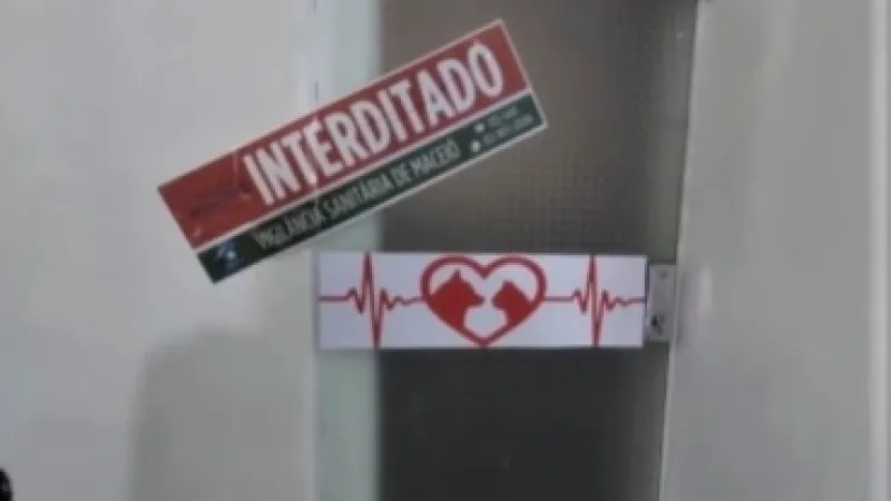 Vigilância Sanitária de Maceió interdita clínica veterinária no Jacintinho