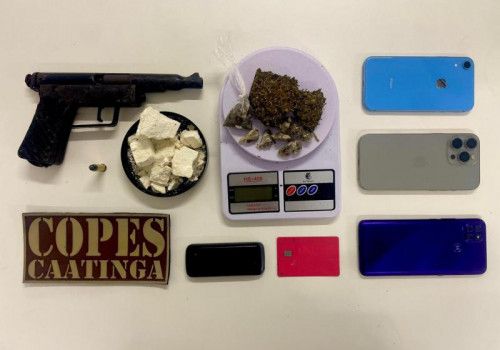 Ações da PMAL resultam em prisões por porte ilegal de arma, furto e tráfico de drogas