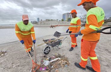 Autarquia de Limpeza Urbana intensifica ações durante chuvas na capital