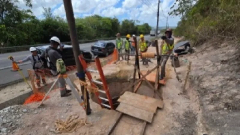 Seminfra realiza obra de drenagem na região da Ladeira do Catolé