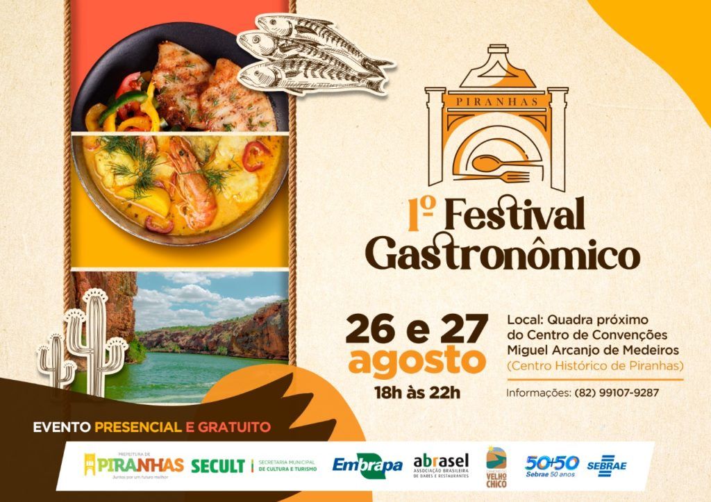 Piranhas promove 1º festival gastronômico