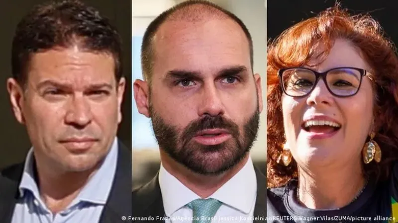 Eduardo, Ramagem e Zambelli: o que acontecerá com os deputados que estão fora do país