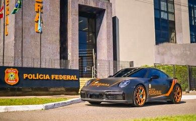 Porsche de R$ 1,5 milhão vira viatura da PF em Santa Catarina