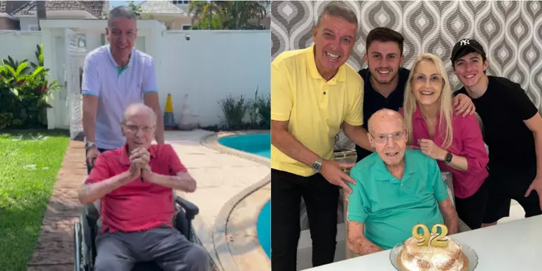 Após 22 dias internado, Zagallo comemora alta médica: "Tô de volta"
