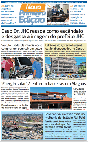 Novo Primeira Edição | 27 de novembro a 03 de dezembro